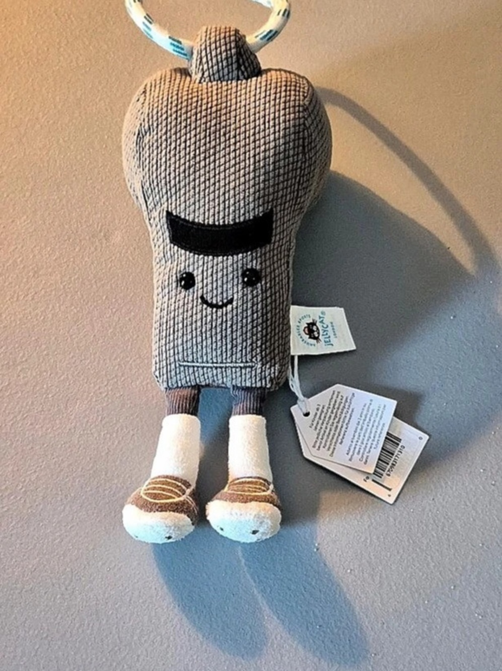 Jellycat Amuseables Sports Walston Whistle Plush Gray & White